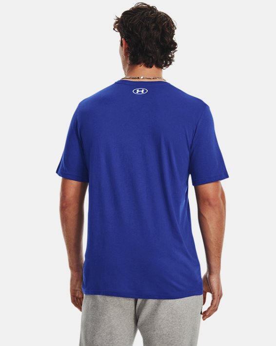 Men's UA Join The Club Short Sleeve in Blue image number 1